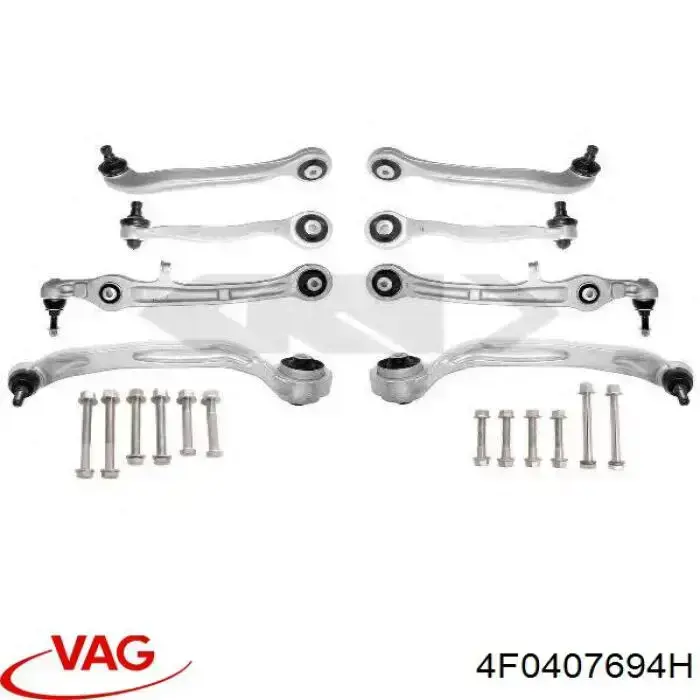 Brazo inferior derecho de la suspensión delantera VAG 4F0407694H precio, desde 67,50 EUR