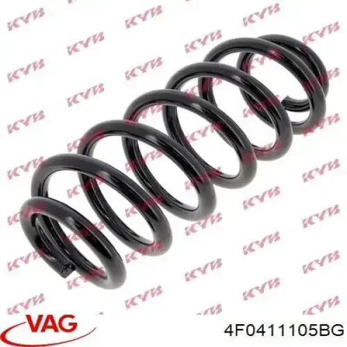 Muelle delantero VAG 4F0411105BG precio, desde 45,67 EUR