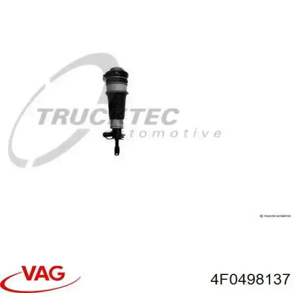 4F0498137 VAG amortiguador delantero izquierdo