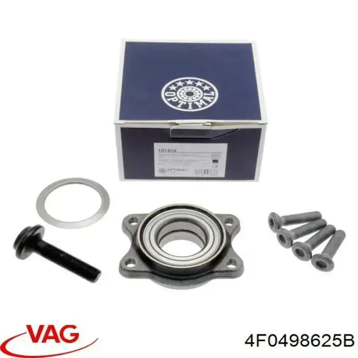 4F0498625B VAG Cojinete de cubo delantero/trasero