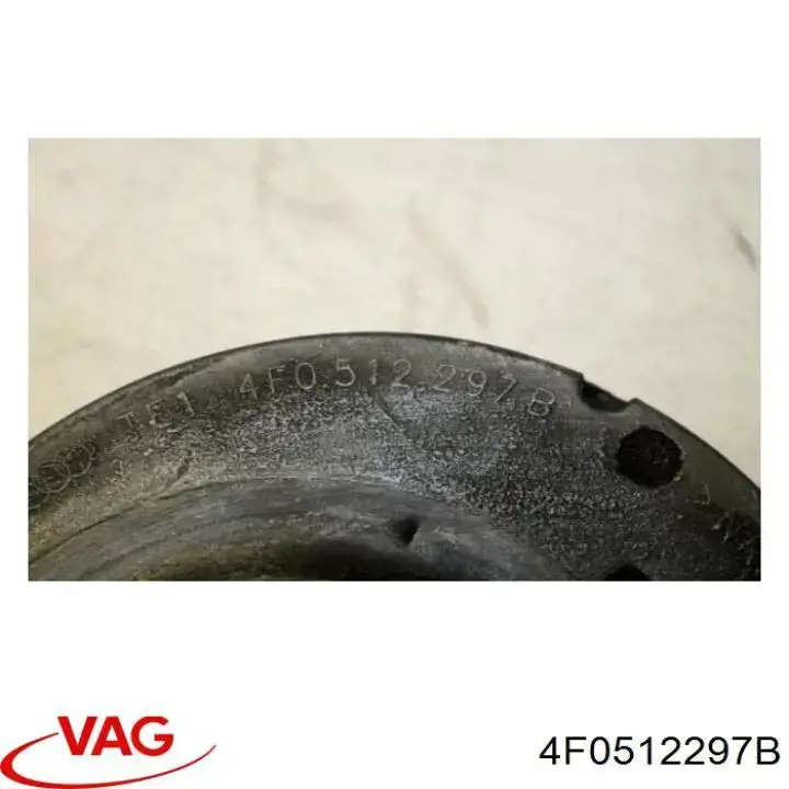 Comprar 4F0512297B VAG Aislador de resorte trasero inferior de goma