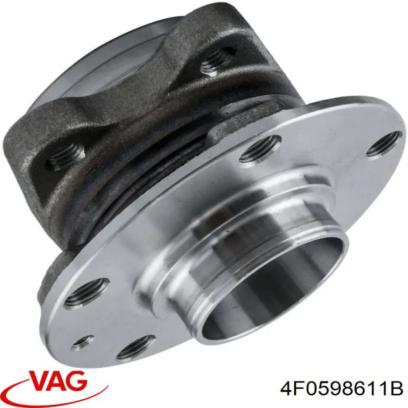 Cubo de rueda trasero 4F0598611B VAG