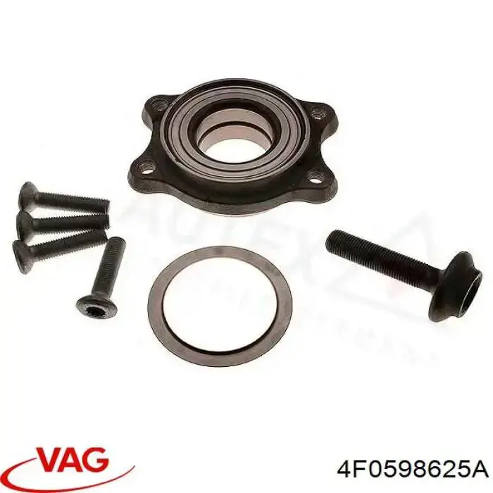 4F0598625A VAG Cojinete de cubo delantero/trasero