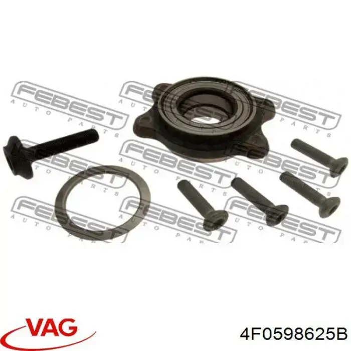 Cojinete de cubo delantero/trasero VAG 4F0598625B