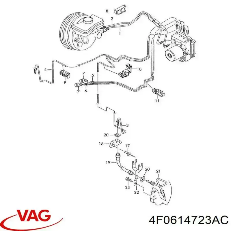 4F0614723AC VAG