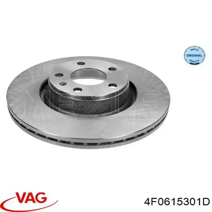 Disco de freno 4F0615301D VAG