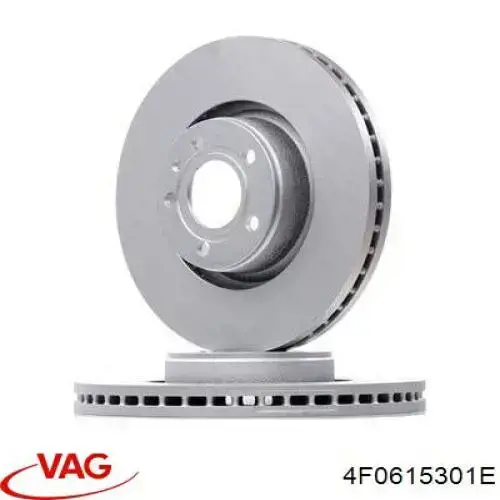 Comprar 4F0615301E VAG Freno de disco delantero