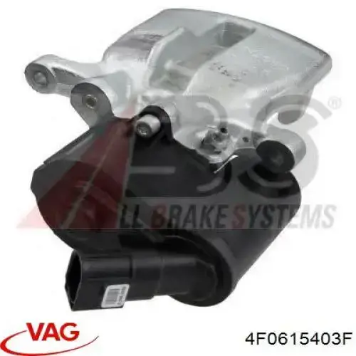 4F0615403F VAG Pinza de freno trasera izquierda