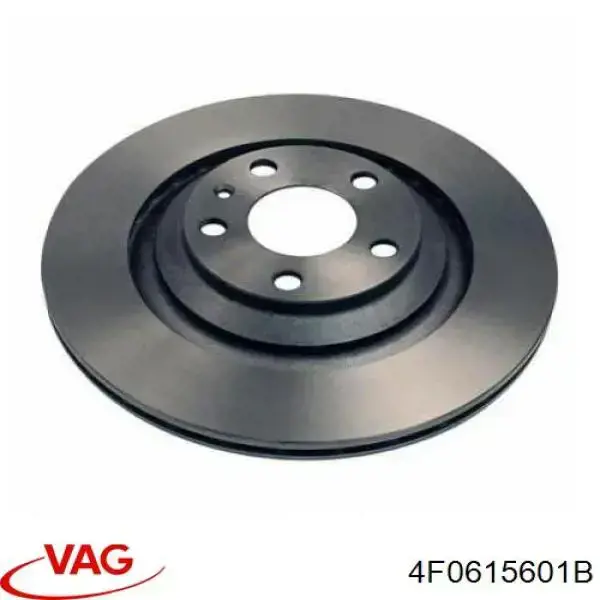 Disco de freno trasero 4F0615601B VAG