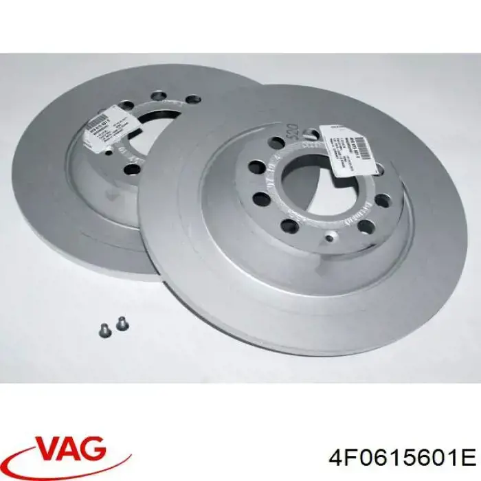 4F0615601E VAG disco de freno trasero