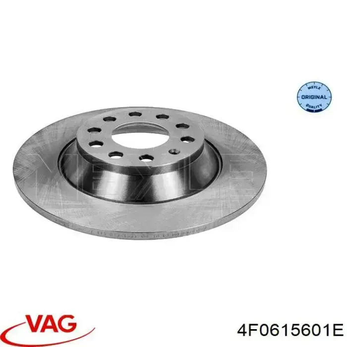 Comprar 4F0615601E VAG Disco de freno trasero