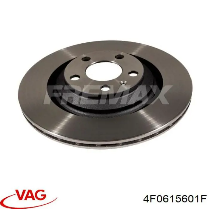 Comprar 4F0615601F VAG Disco de freno trasero