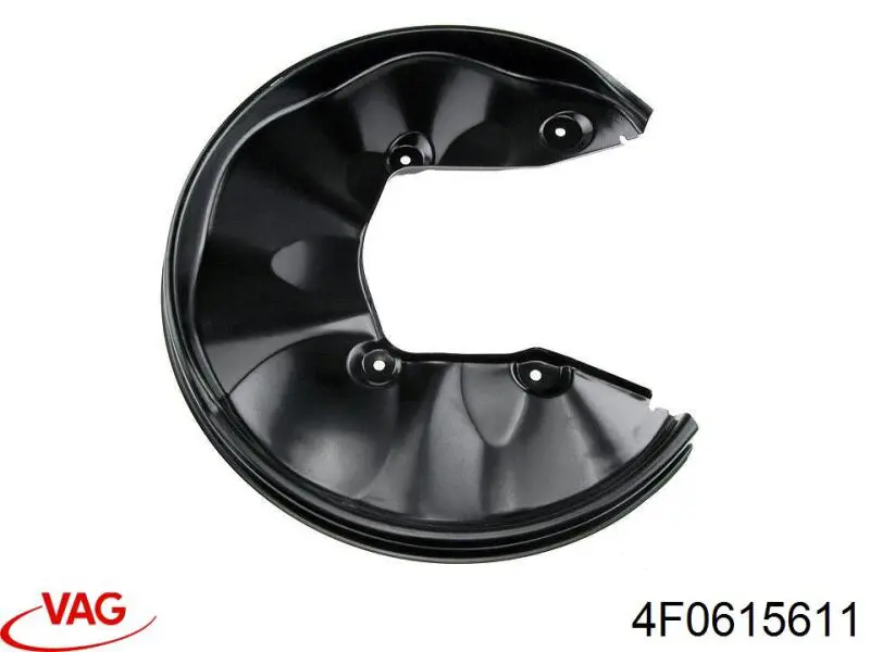 Comprar 4F0615611 VAG Protector de disco de freno trasero izquierdo