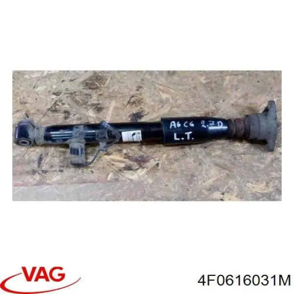 Amortiguador trasero izquierdo 4F0616031M VAG