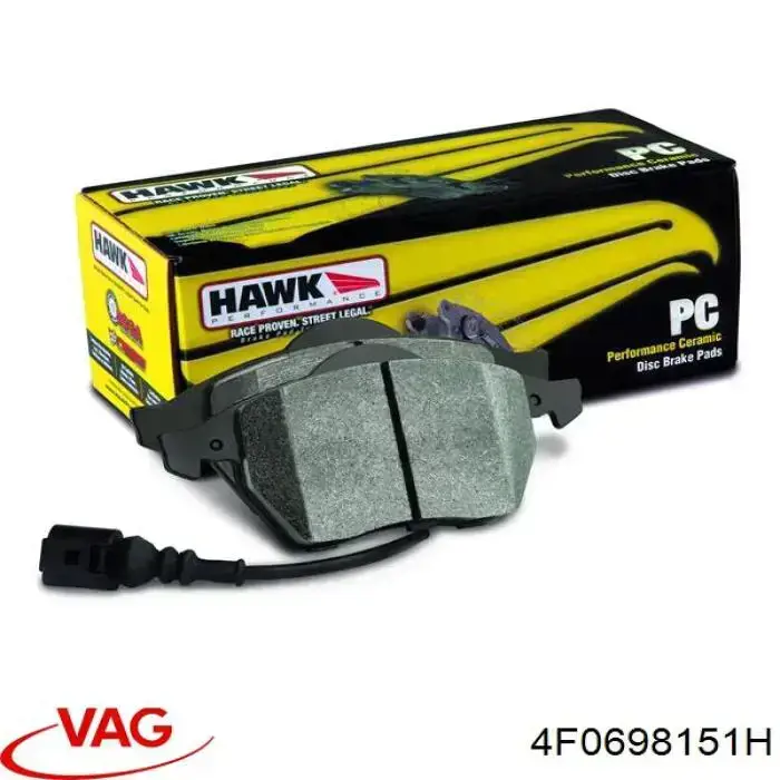 Pastillas de freno delanteras VAG 4F0698151H