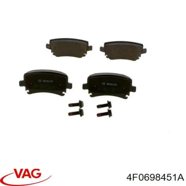 Pastillas traseras VAG 4F0698451A