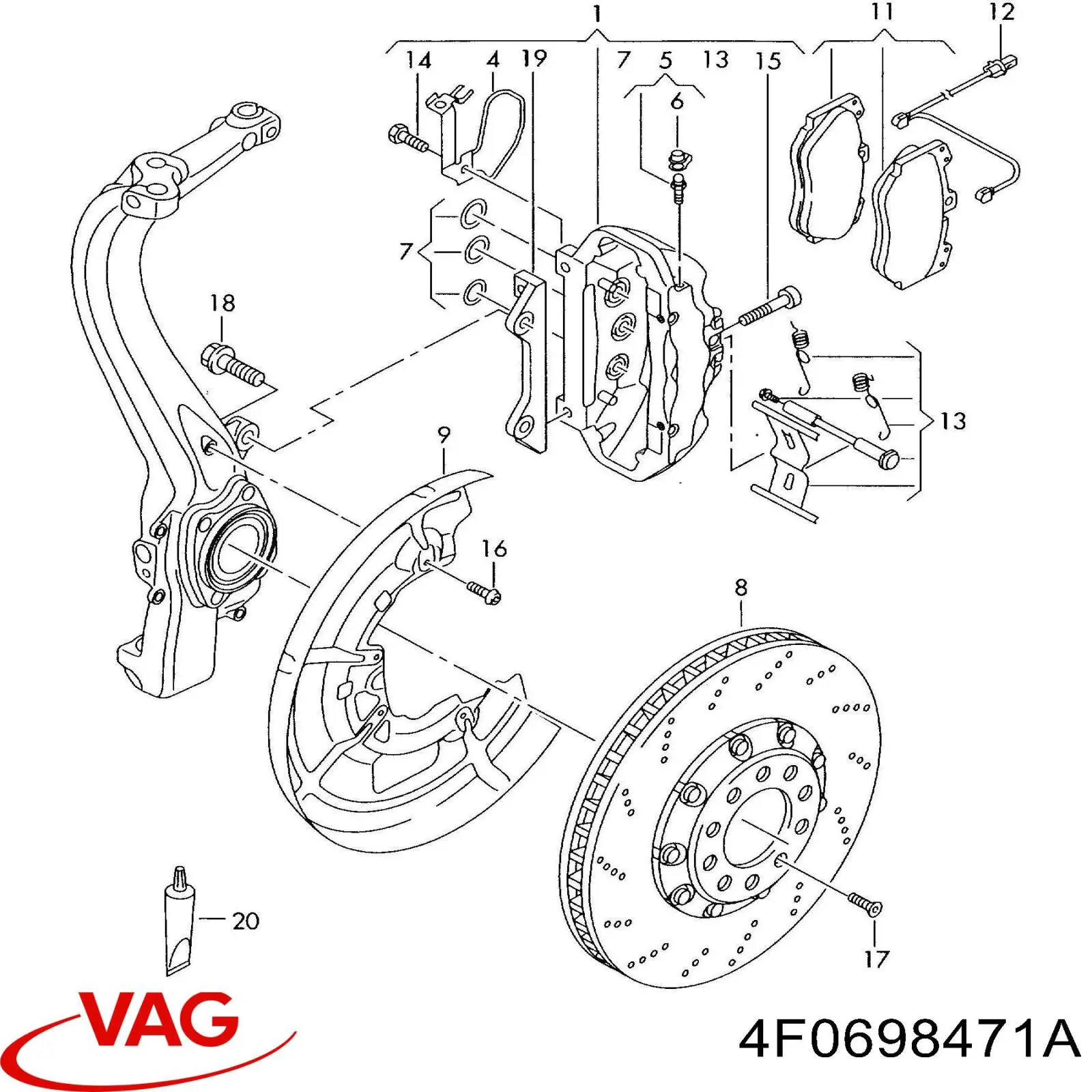  VAG 4F0698471A precio, desde 113,06 EUR