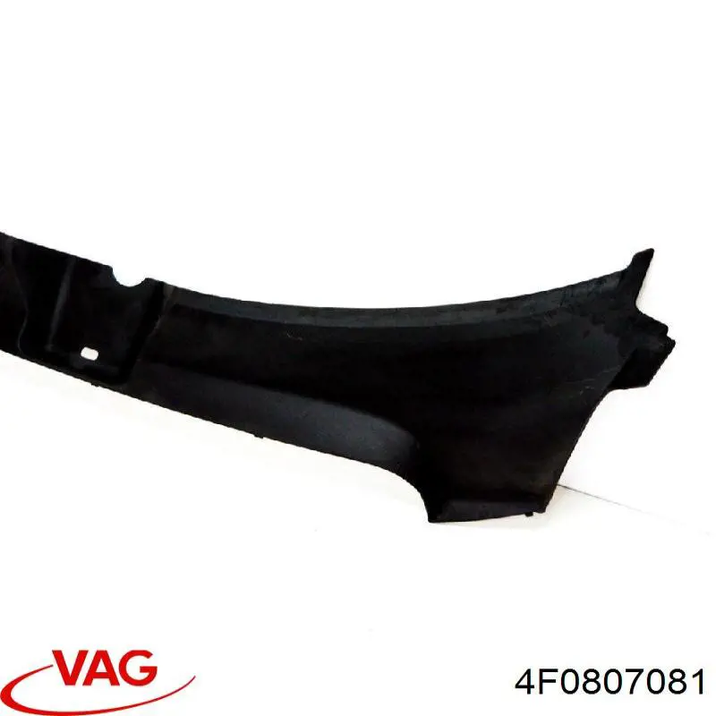 Cubierta superior del panel frontal (soporte del radiador) VAG 4F0807081 precio, desde 14,59 EUR