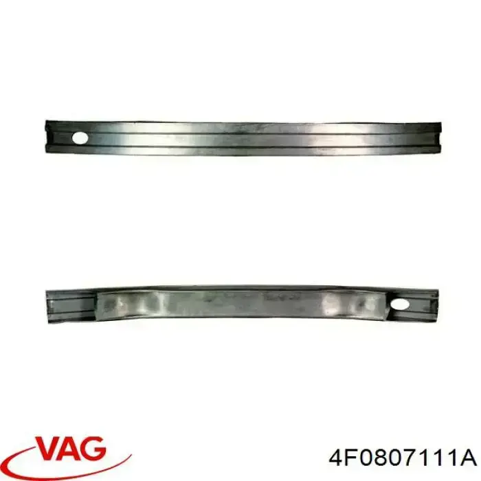 Refuerzo parachoque delantero 4F0807111 VAG