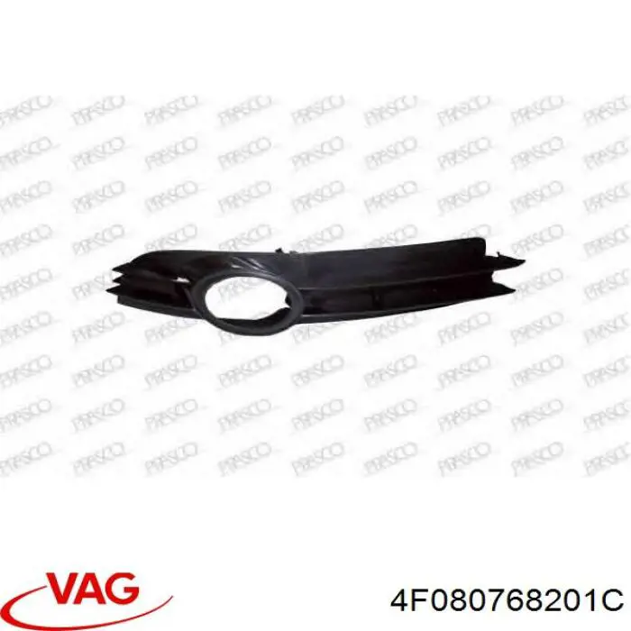 Rejilla derecha del parachoques delantero VAG 4F080768201C precio, desde 11,71 EUR