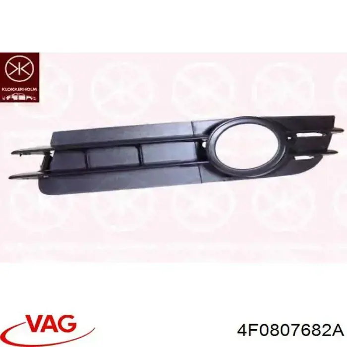 Comprar 4F0807682A VAG Rejilla derecha del parachoques delantero