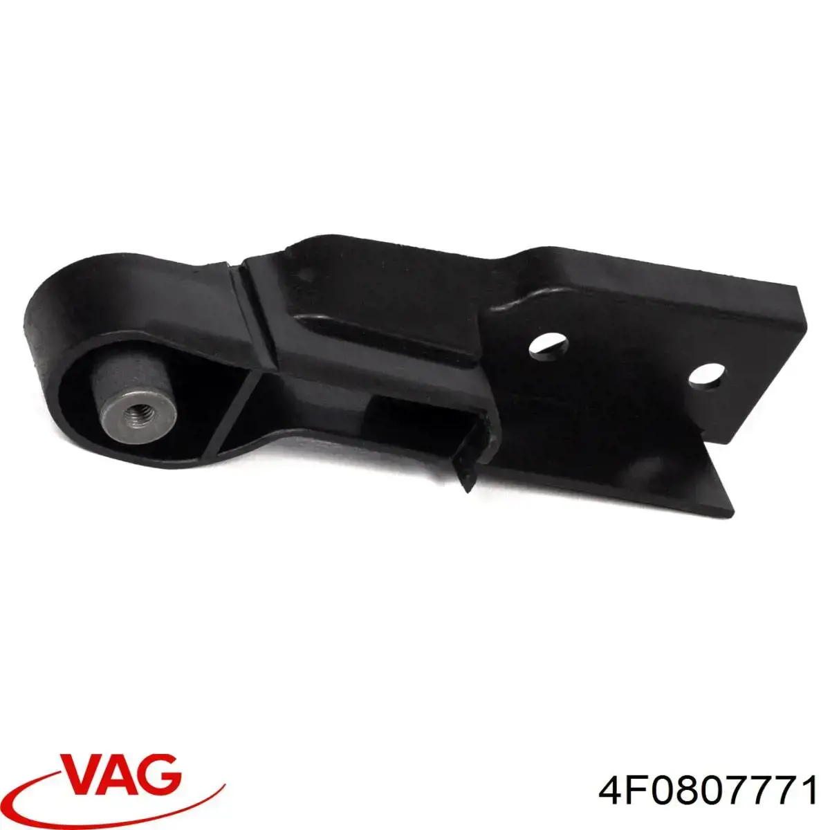 4F0807771 VAG Soporte exterior izquierdo del parachoques delantero