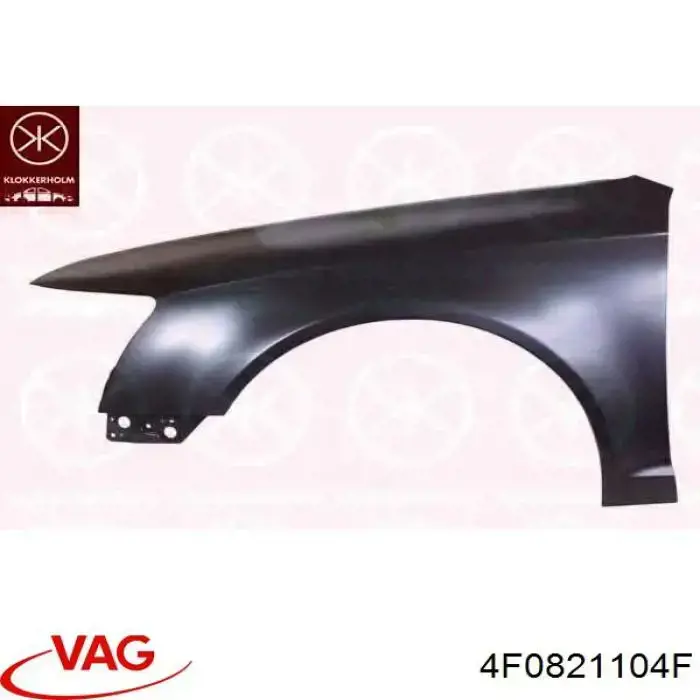 4F0821104F VAG Aleta delantera