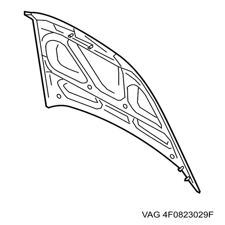 Capó del motor VAG 4F0823029F precio, desde 194,15 EUR
