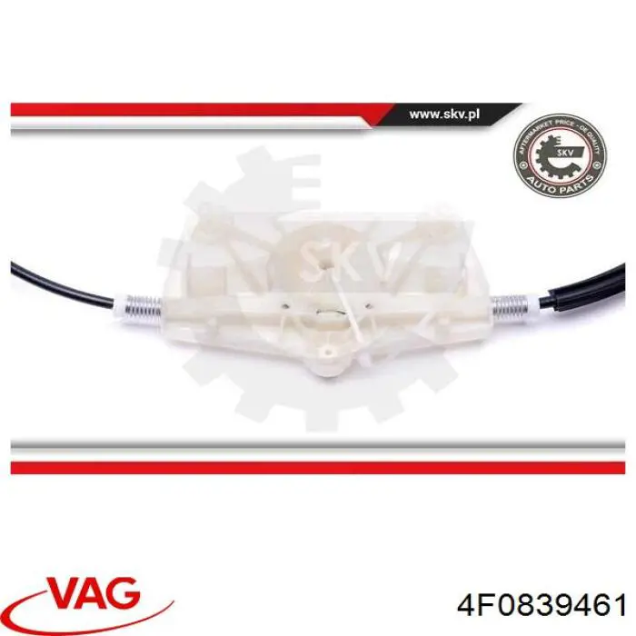 Mecanismo de elevalunas de la puerta trasera izquierda VAG 4F0839461 precio, desde 71,15 EUR