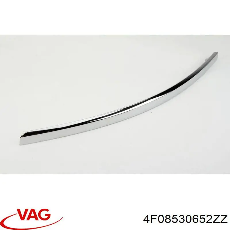 Moldura de parachoques delantera izquierda 0318581 VAN Wezel
