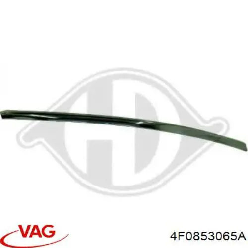 4F0853065A VAG moldura de parachoques delantero izquierdo