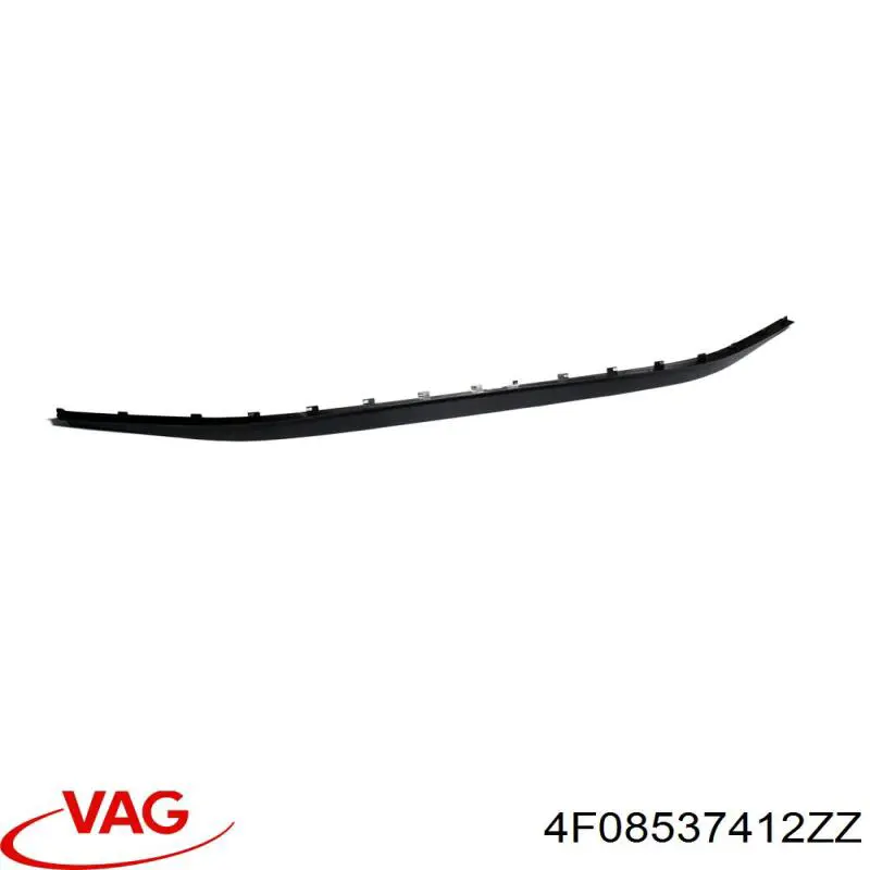 4F08537412ZZ VAG Logotipo de tapa de maletero