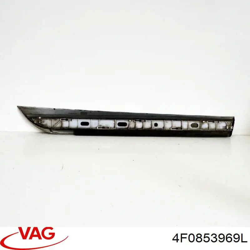 4F0853969L VAG moldura puerta trasera izquierda