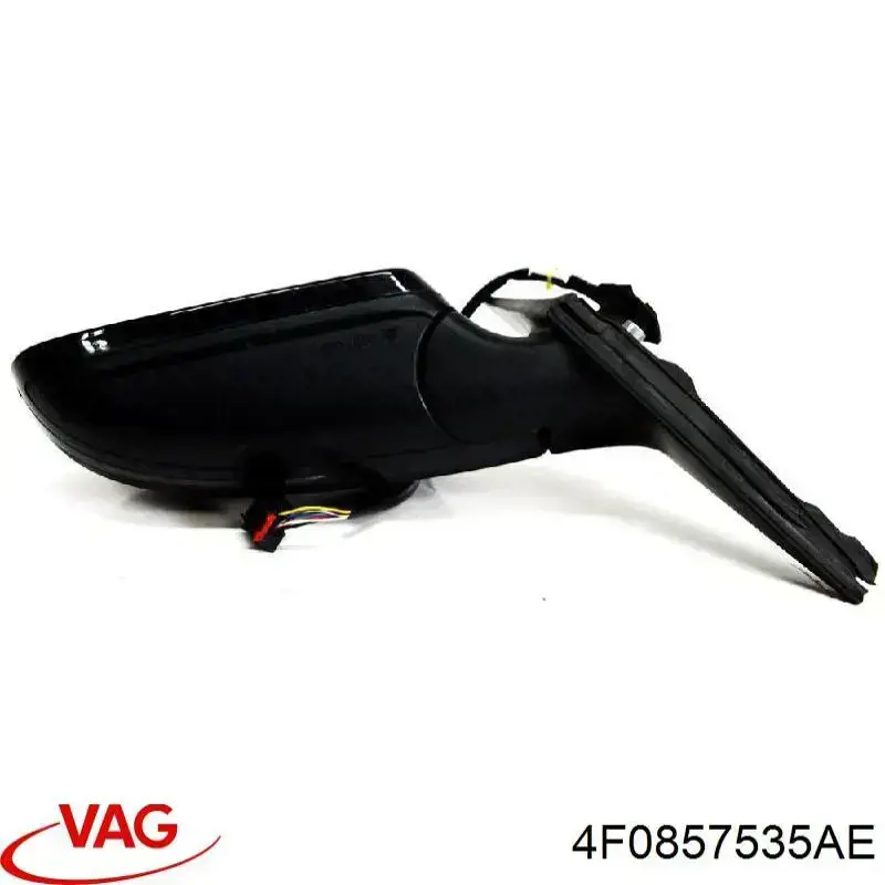 Cristal de espejo retrovisor exterior izquierdo 4F0857535AE VAG