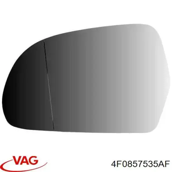 Comprar 4F0857535AF VAG Cristal de espejo retrovisor exterior izquierdo