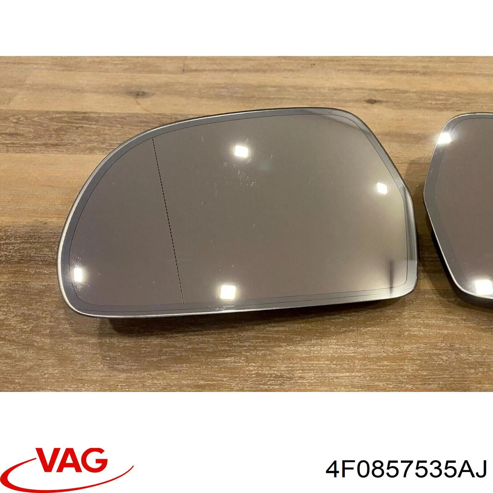 Comprar 4F0857535AJ VAG Cristal de espejo retrovisor exterior izquierdo