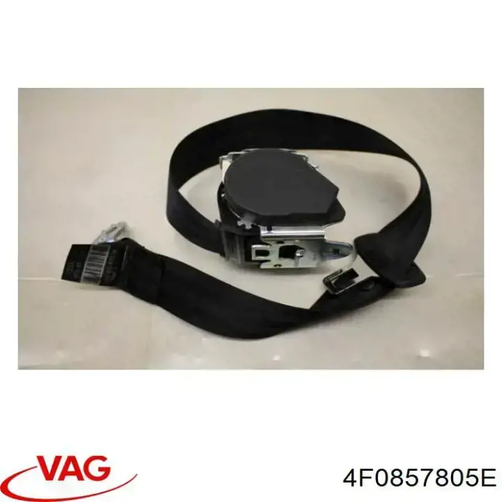 Cinturón de seguridad trasero izquierdo 4F0857805E VAG