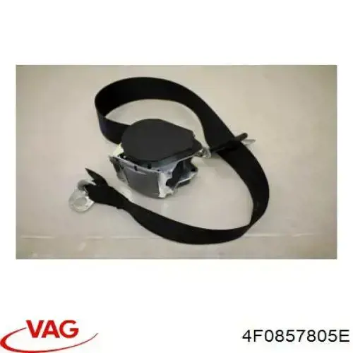 Cinturón de seguridad trasero izquierdo VAG 4F0857805E