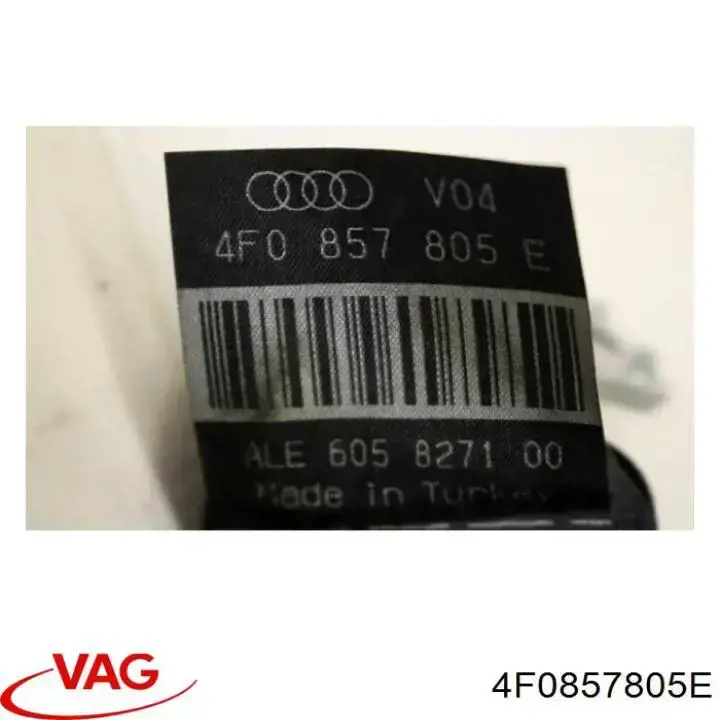 Cinturón de seguridad trasero izquierdo VAG 4F0857805E precio, desde 39,20 EUR