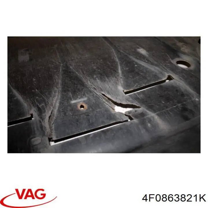 4FD863821 VAG protección motor delantera