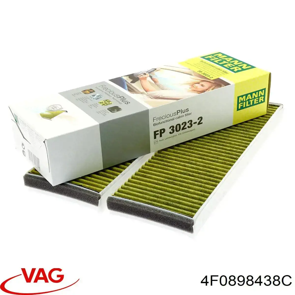 Filtro de polen VAG 4F0898438C