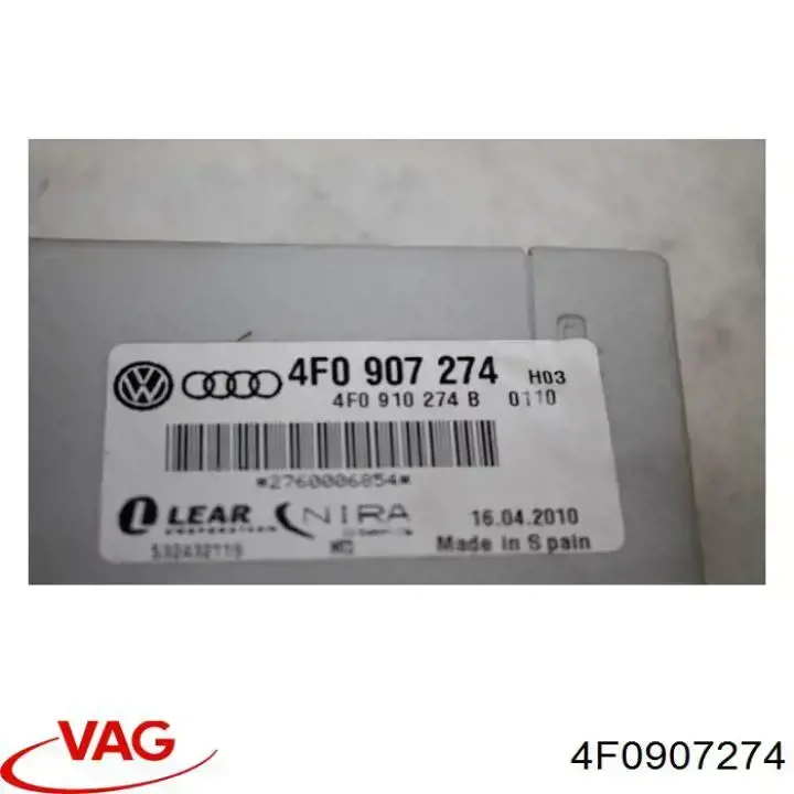  VAG 4F0907274 precio, desde 37,75 EUR