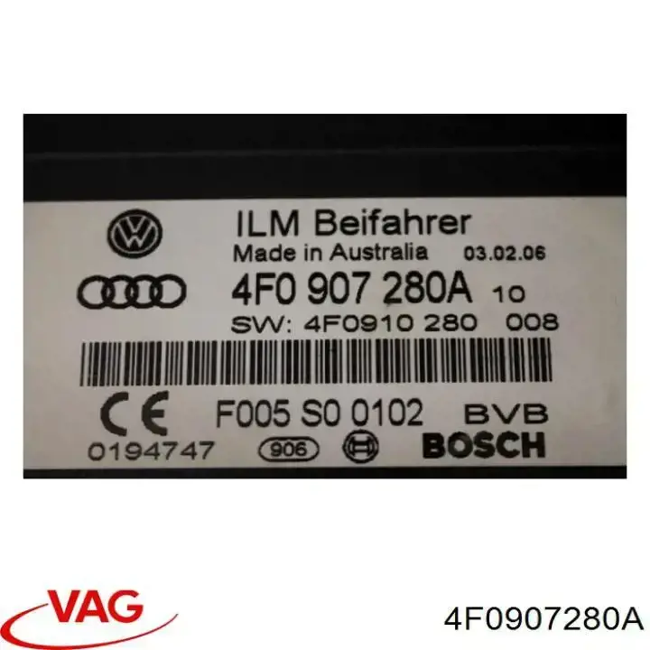Comprar 4F0907280A VAG Módulo de control de red de a bordo