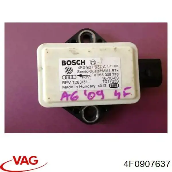 4F0907637 VAG sensor de aceleracion lateral (esp)