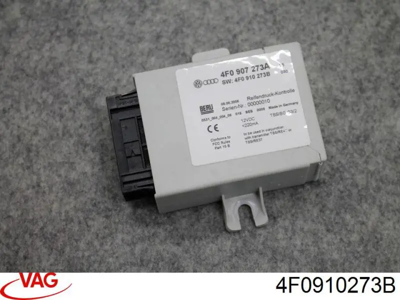 Comprar 4F0910273B VAG Unidad de control de presión de neumáticos