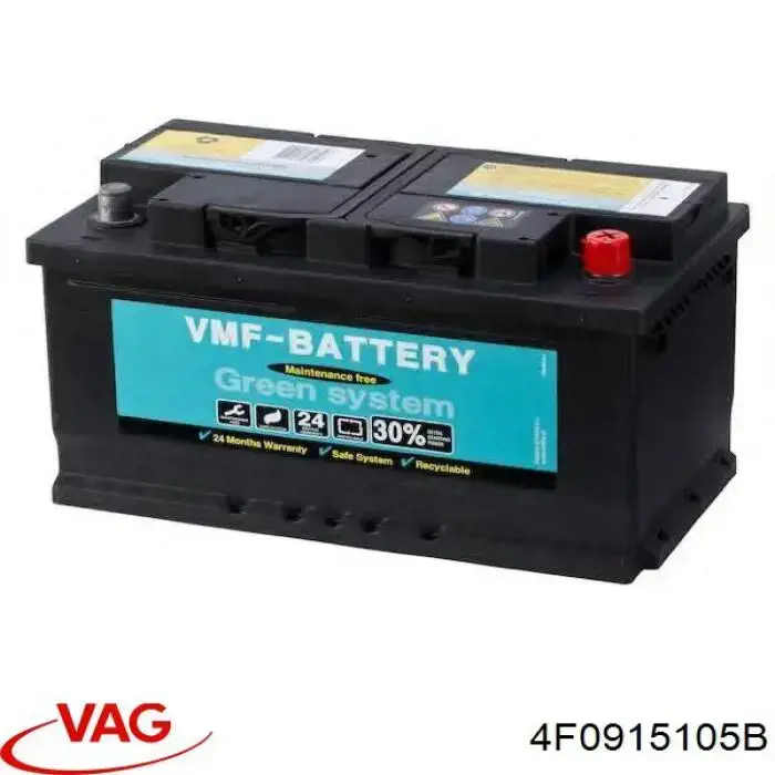 Batería de arranque VAG 4F0915105B precio, desde 152,34 EUR
