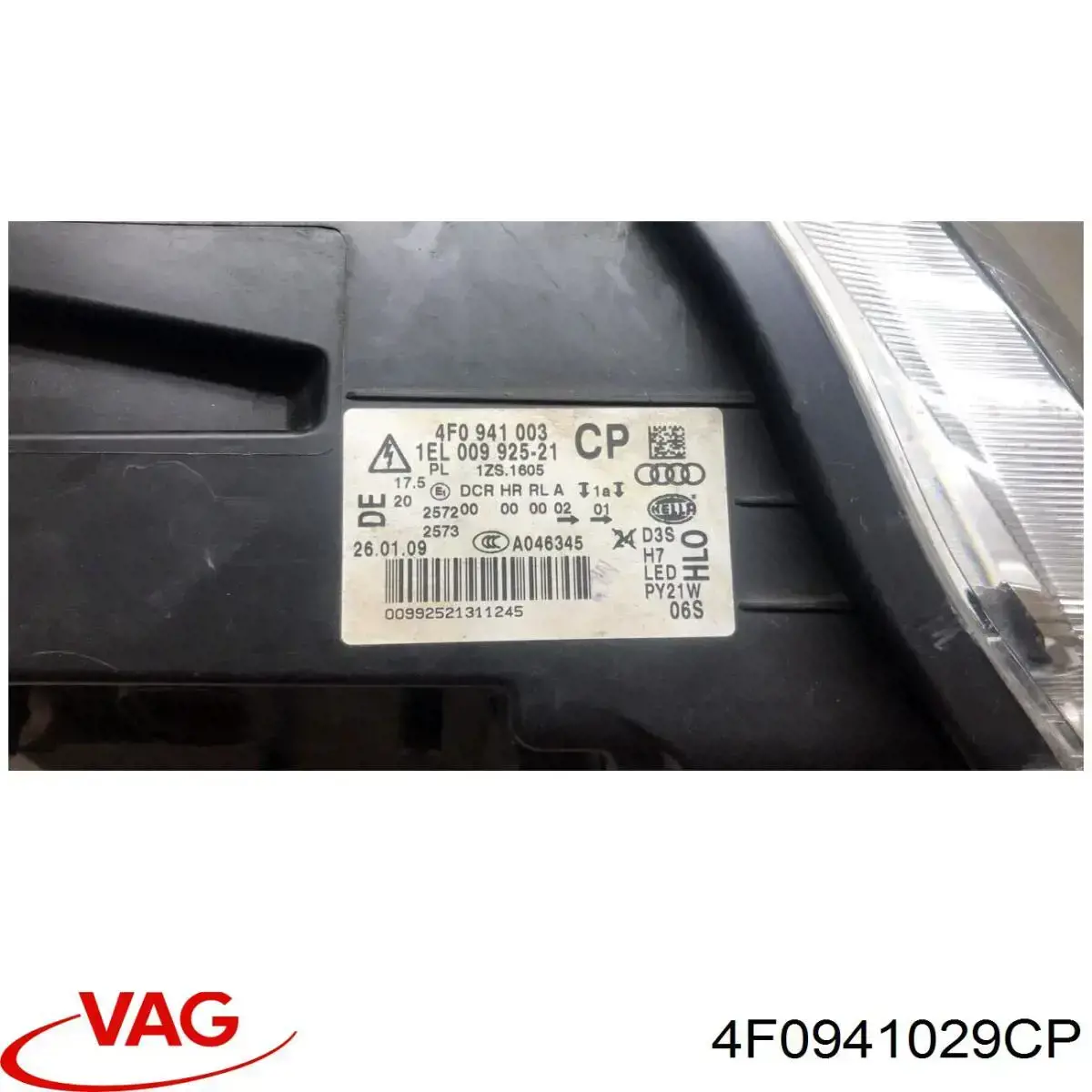 Comprar 4F0941029CP VAG Faro delantero izquierdo