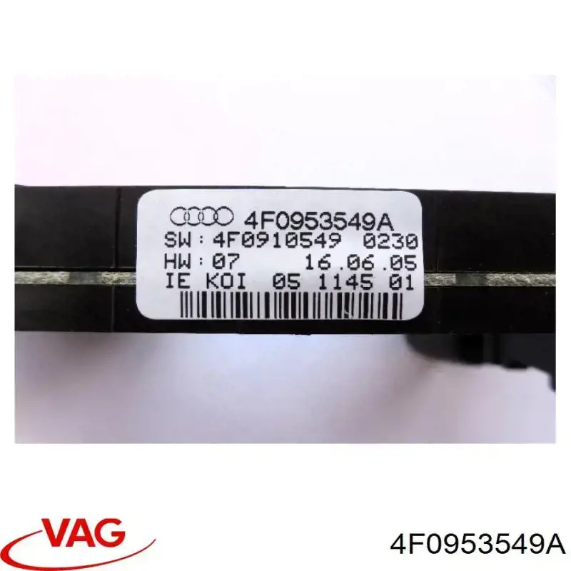 Módulo de control de interruptores de la columna de dirección VAG 4F0953549A