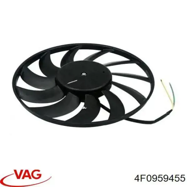 Comprar 4F0959455 VAG Ventilador izquierdo del radiador de refrigeración