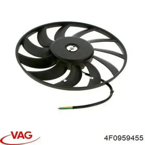 4F0959455 VAG rodete ventilador, refrigeración de motor izquierdo